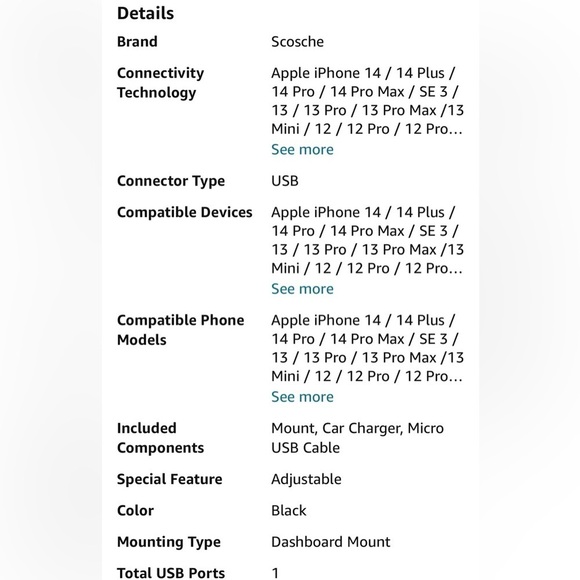 Scosche Wireless Fast Charging Window:Dash Mount - Picture 10 of 10